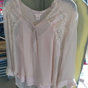 Beautiful Blouse with Lace Detail